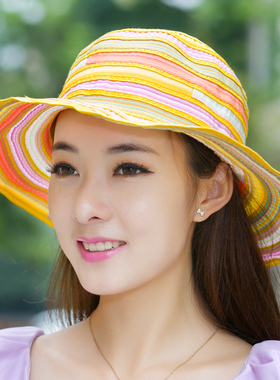 遮阳盆帽渔夫帽防晒防紫外线帽子