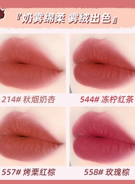 novo5622轻感丝柔奶罐唇泥哑光不