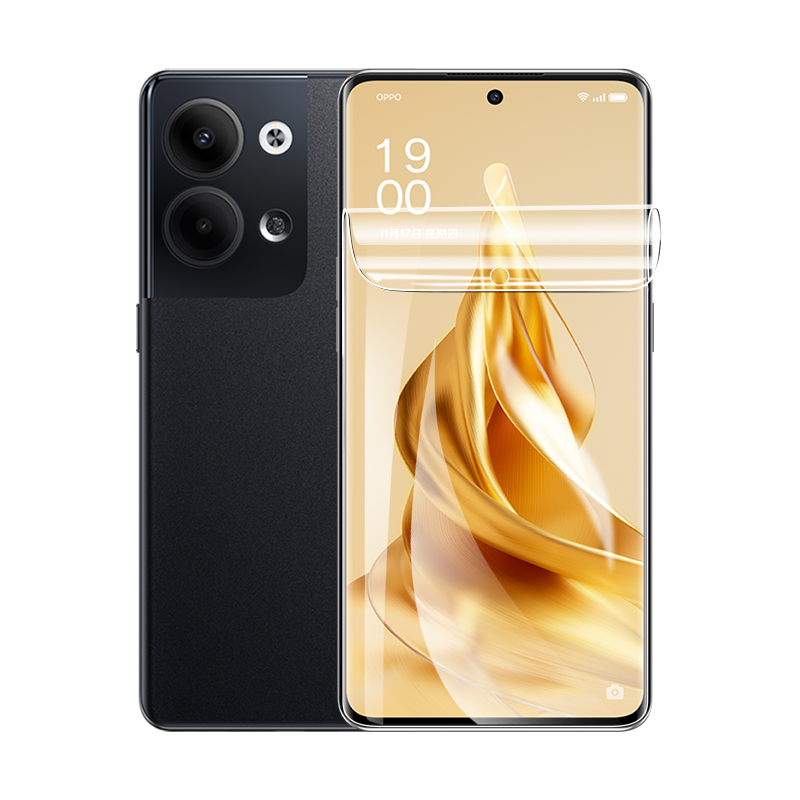 opporeno9水凝膜reno10Pro钢化膜oppofindx6/findx5全屏find3一加11oneplus10手机oppoa1Porx6陶瓷por+曲面屏 - 图0