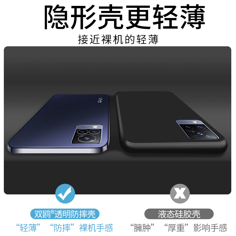 vivos9手机壳s9透明vovis9e软壳vivo原装s9e新品vivo9s镜头全包vivis9液态硅胶套viv0s9防摔vovos9潮牌新超薄-图2