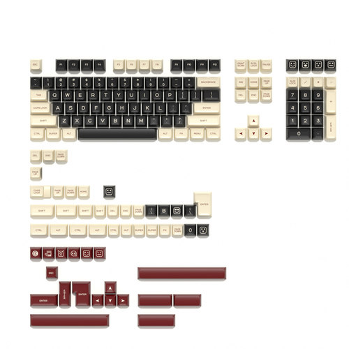 浅笑PBT二色键帽类SA高度双色注塑大全套配列61/68/75/87/980/108 - 图3