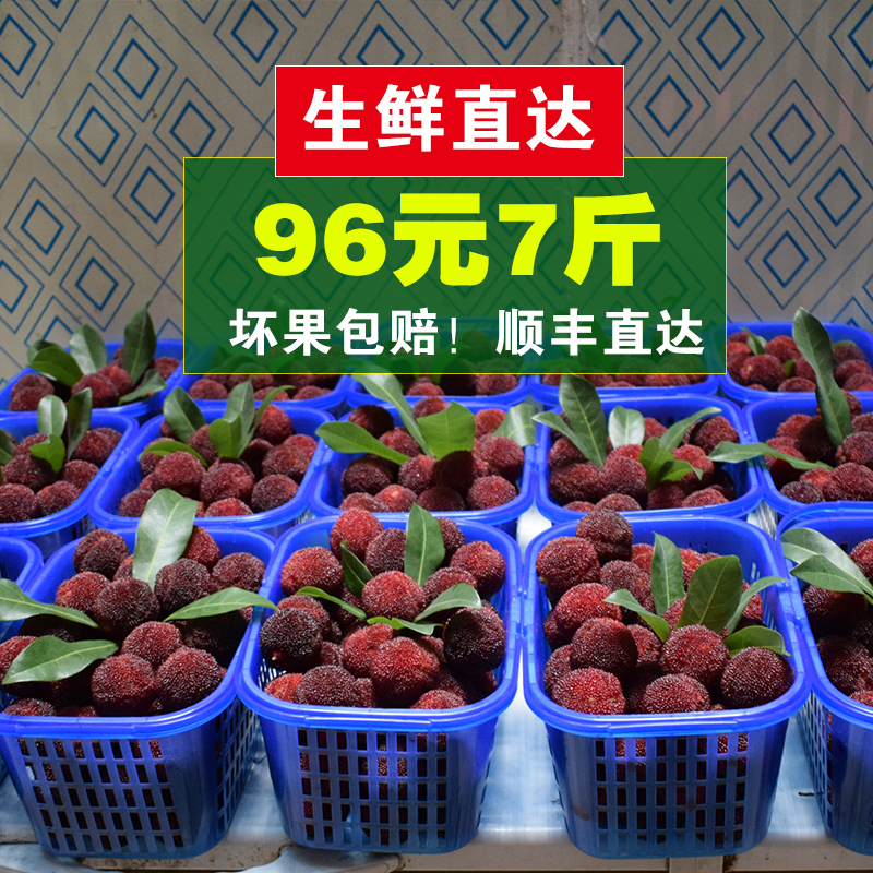 仙居杨梅一号店正宗仙居东魁杨梅新鲜整箱当季孕妇水果7斤现摘现发整箱10斤包邮2