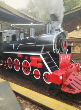 铁艺装饰品复古火车商场美陈道具