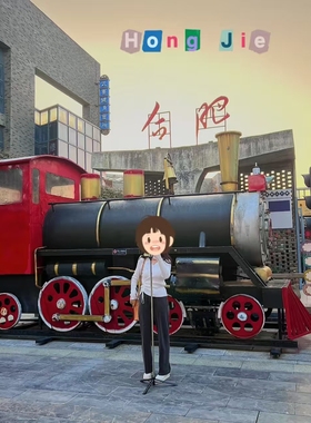 网红打卡拍照道具大型复古摆件