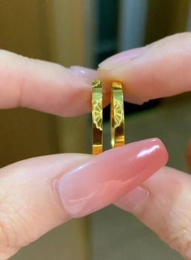 极细2mm情侣对戒日韩礼盒装闺蜜