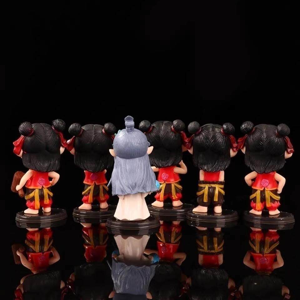 哪咤敖丙手办摆件魔童降世公仔生日礼物摆件手办汽车饰品桌面摆件