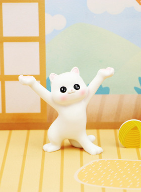 妖娆风多功能万物托举小猪熊摆件