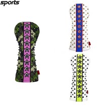 South Korea SELMO Golf accessories INS Tide 23 Years Personality Rivet Star Pattern No. 1 Wooden Pole Sleeve