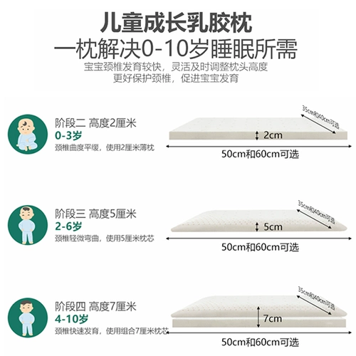 Импортная детская летняя дышащая универсальная подушка, Таиланд, 1-3-6 лет
