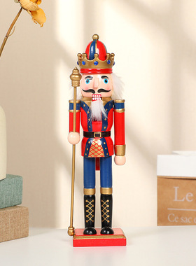 胡桃夹子创意木偶房间摆设北欧