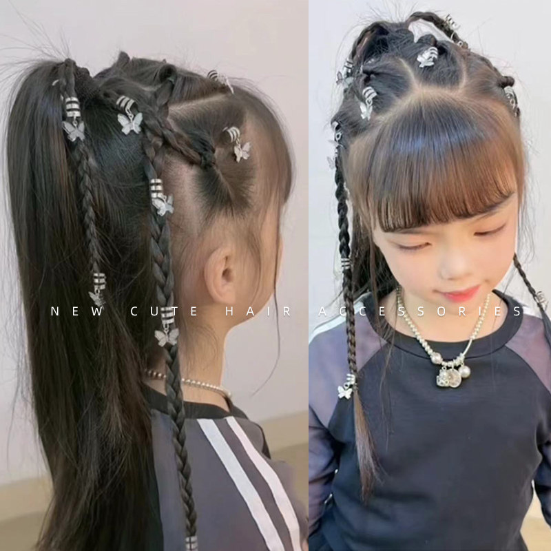 儿童爵士舞头饰配饰hiphop街舞女孩发扣女2025新款女童脏脏辫扣卡,淘宝优惠券,粉丝福利购,淘宝优惠卷