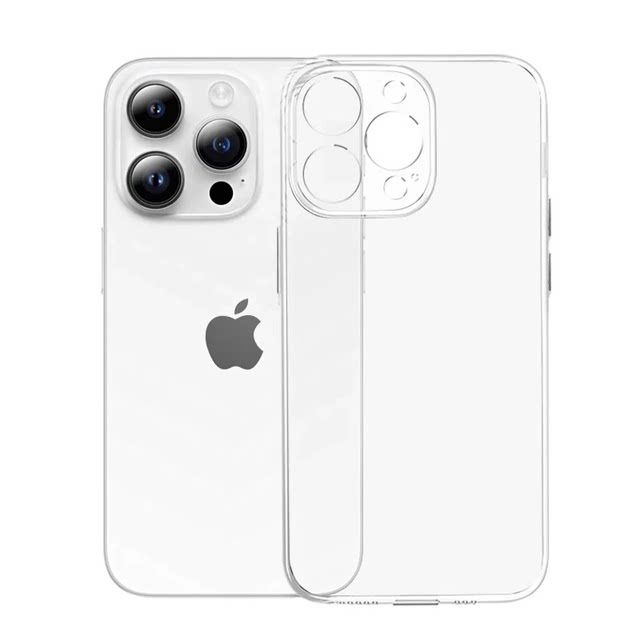Anti-yellowing ultra-thin transparent mobile phone case suitable for Apple 17pro/16Promax bare metal feel 15YB