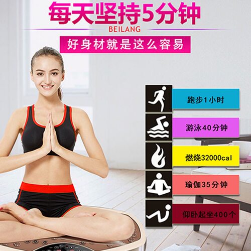 正品德国贝朗甩脂机抖抖机瘦身震动瘦腰瘦腿瘦肚子减肥燃脂器材具 - 图0