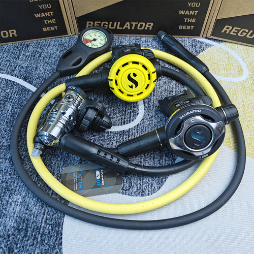 正品Scubapro MK25 EVO S600调节器套装R105备用二级头潜水呼吸器 - 图2
