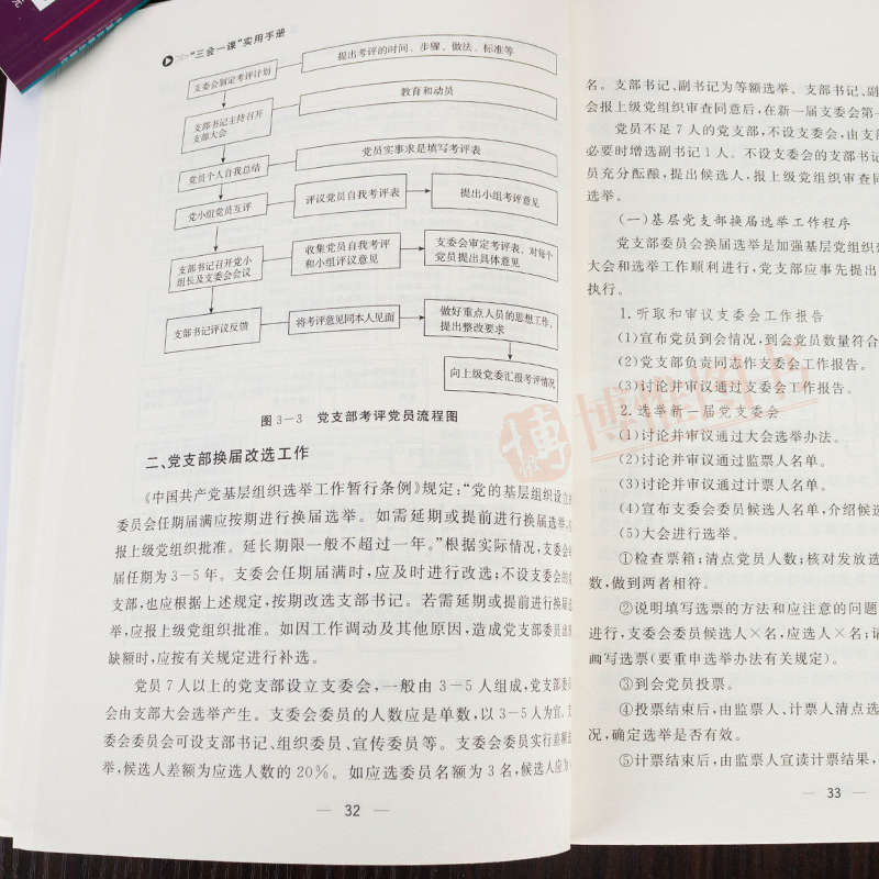 三会一课实用手册 张福俭 党支部组织生活主题党日会议记录本操作指南工作党小组党员大会党课规程方法案例资料党建读物书籍 - 图3