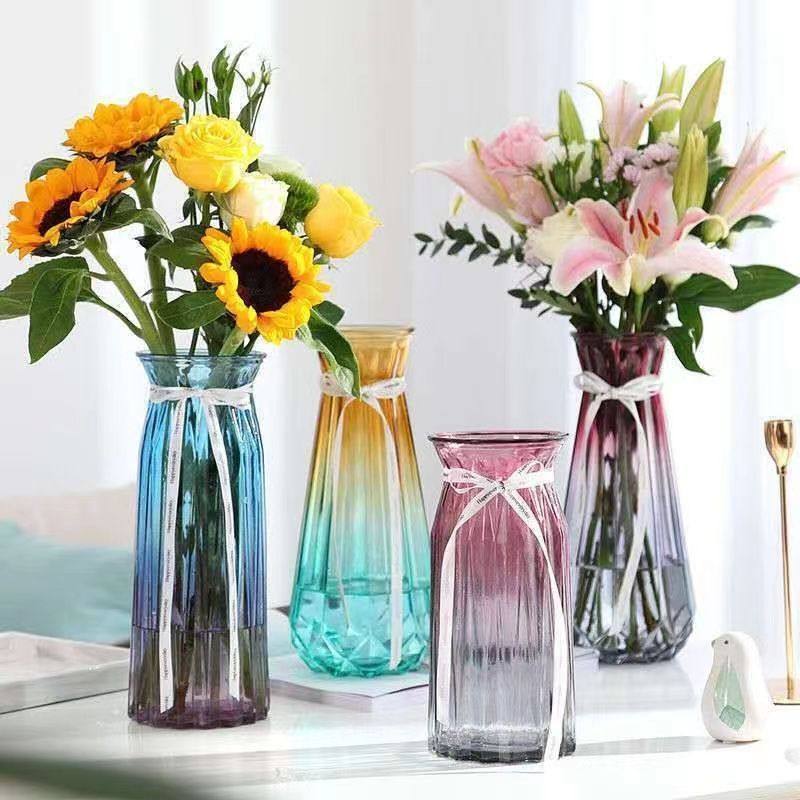 加高加厚大号花瓶玻璃透明客厅摆件水培植物富贵竹百合插干花花瓶,淘宝优惠券,粉丝福利购,淘宝优惠卷