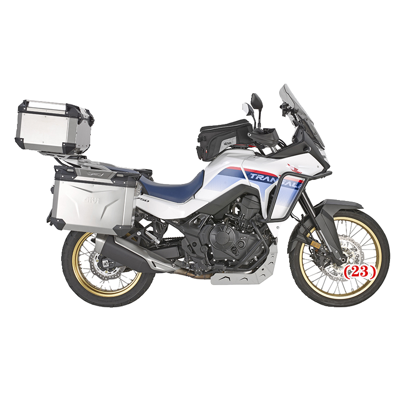 GIVI 23款XL750TRANSALP专用改装风挡尾箱边箱护手护杠油箱包三箱 - 图3