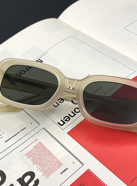 王鹤棣防紫外线长方形板材墨镜