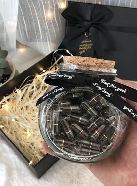 胶囊情书心愿瓶小信纸小情话送男女友表白情人节生日礼物爱情药丸