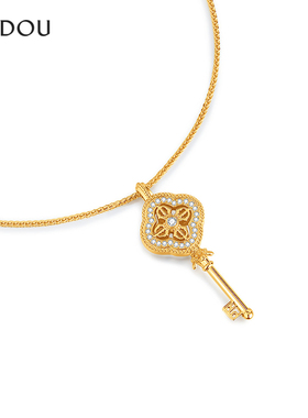 AJIDOU阿吉豆精致钥匙项链毛衣链