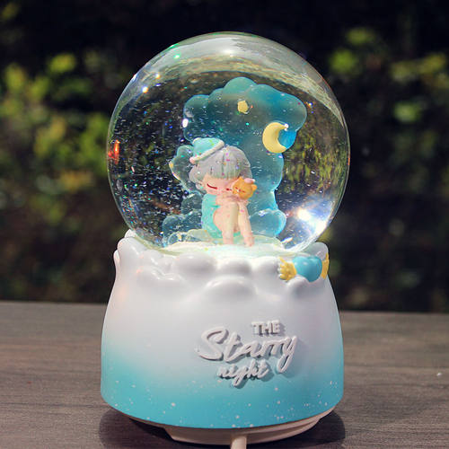 雪花水晶球音乐八音盒创意生日礼物女生送闺蜜儿童礼品送同学朋友 - 图2