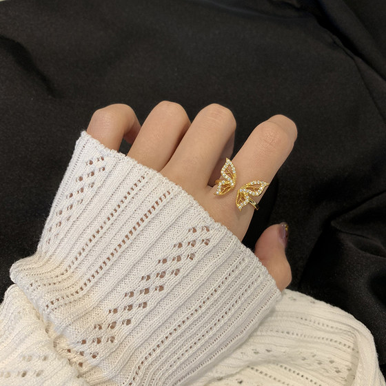 Ins trendy ring female niche design fashion