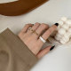 Ins trendy ring female niche design fashion