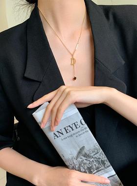 钛钢项链女不掉色女防过敏超仙