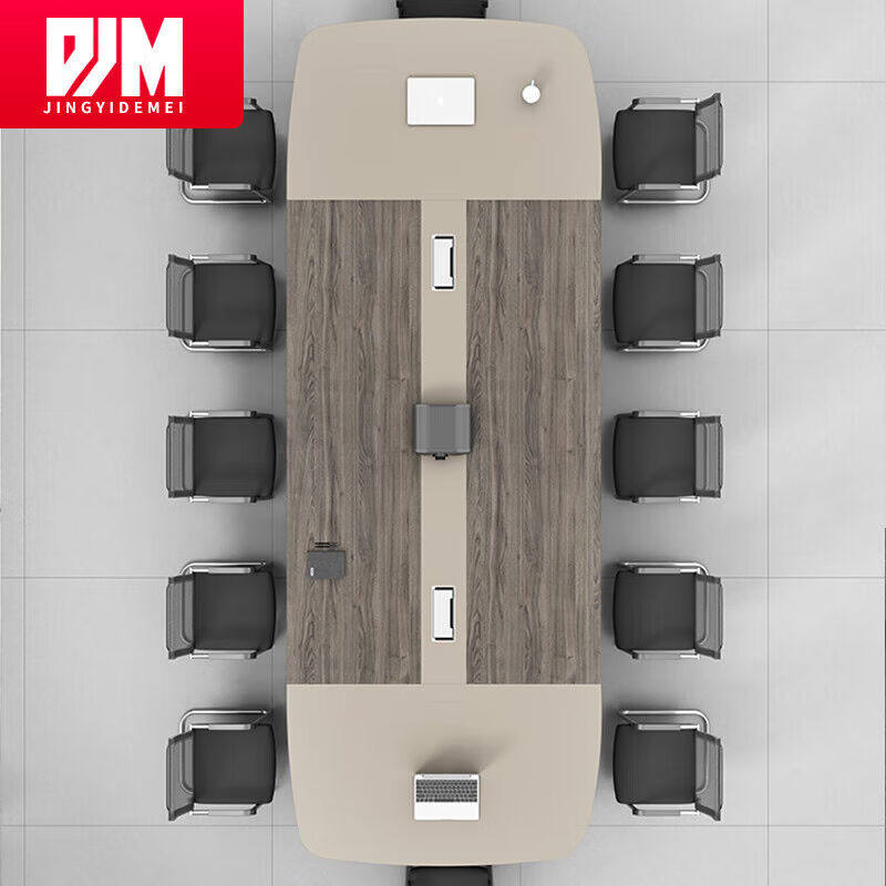 会议桌长桌办公家具大型洽谈培训桌会议桌椅组合3.2*1.4