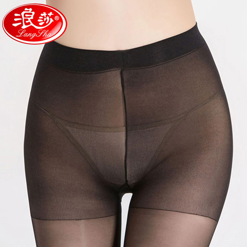 浪莎九分丝袜女超薄款夏季防勾丝加肥加大码不带连脚9分连裤袜子 - 图1