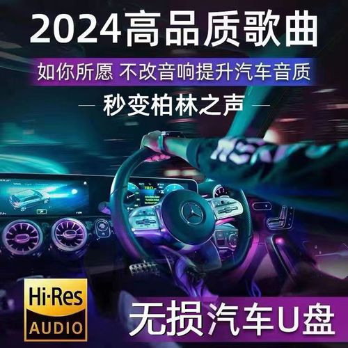 汽车载U盘无损高音质品质车用2024抖音新歌曲网红dj经典音乐优盘