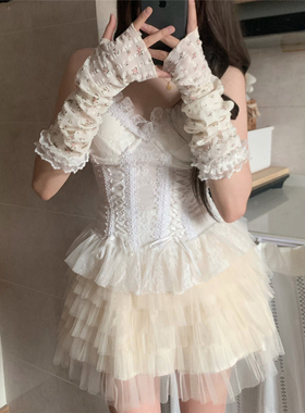 AYTofilms可爱洛丽塔小碎花袖套