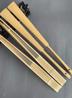 手工水磨玉竹扇宣纸苏工婚庆