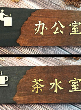 部门标牌门牌科室牌茶水间牌