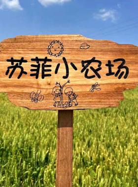 小菜园插式农场木牌花草牌