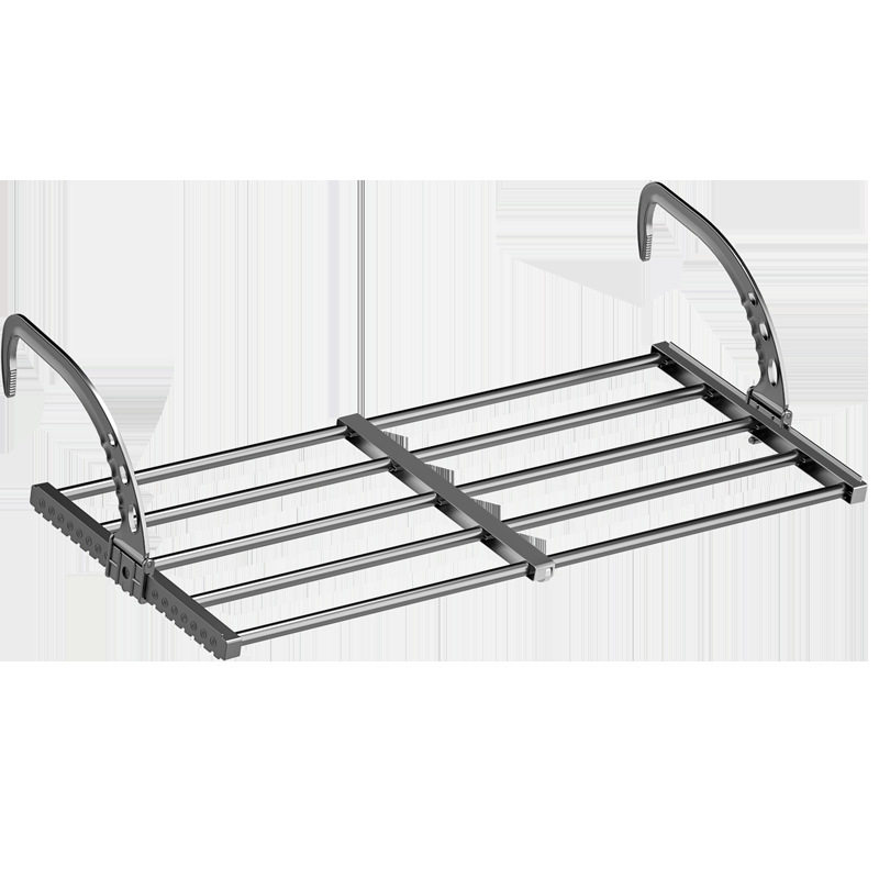 阳台晾衣架家用可伸缩晾晒神器窗户暖气片晾衣杆窗外护栏晒鞋栏杆,淘宝优惠券,粉丝福利购,淘宝优惠卷