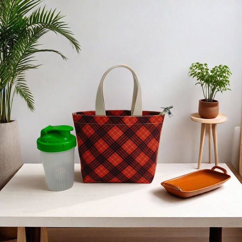 帆布包韩版简约印花迷你手提袋休闲上班手拎包外出托特包轻便布袋,淘宝优惠券,粉丝福利购,淘宝优惠卷