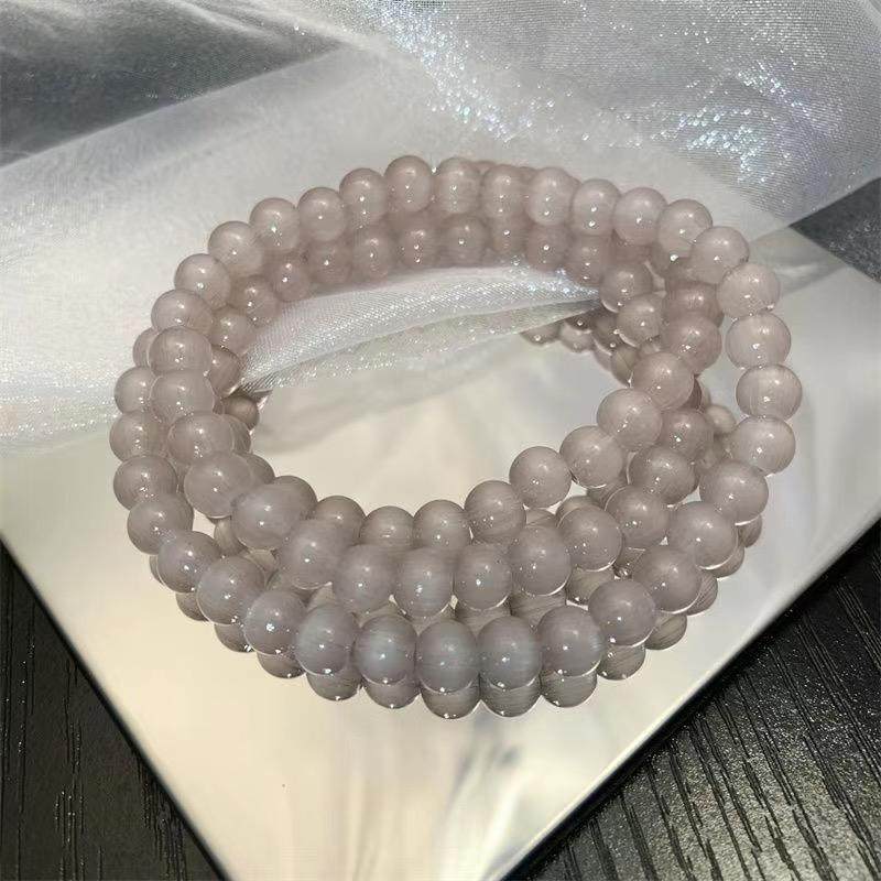 温润水透~经典翠绿多层清新串珠手链女新中式古风手串高级感手饰,淘宝优惠券,粉丝福利购,淘宝优惠卷