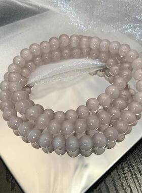 温润水透~经典翠绿多层清新串珠手链女新中式古风手串高级感手饰