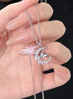 简约气质月亮闪钻闺蜜星星小众