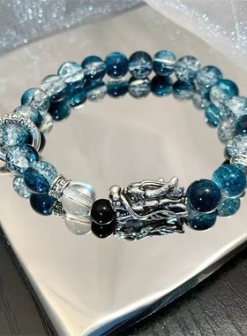 新中式冰裂龙年高级感显白男女款学生手串送情侣闺蜜礼物手链女