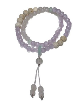 「松雾玫瑰」仿粉色猫眼石手链