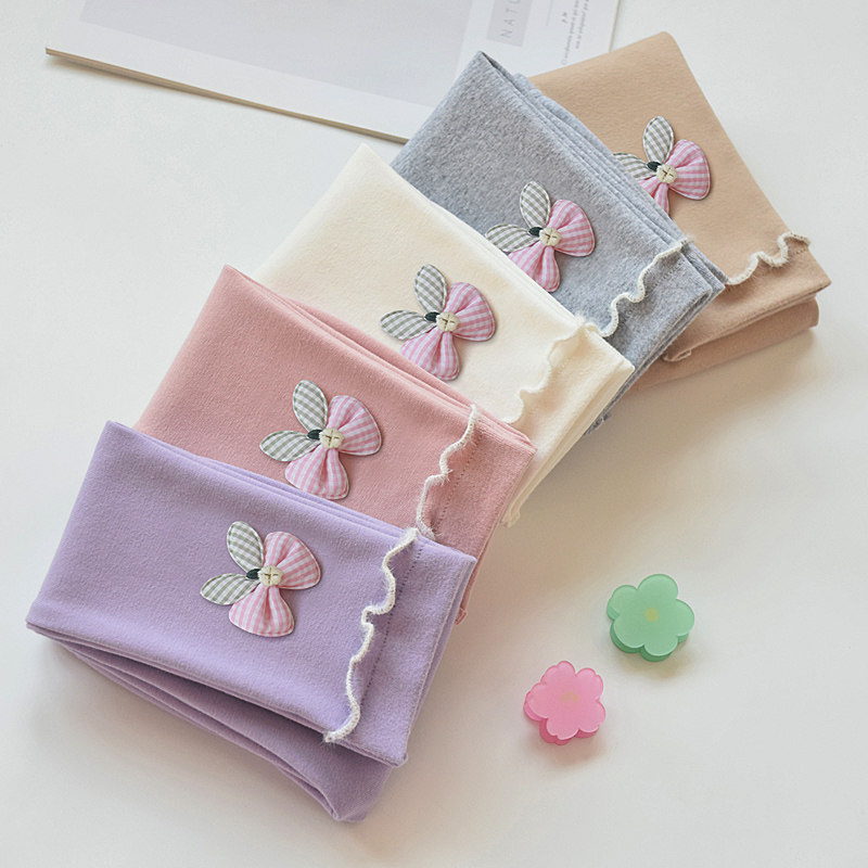 新款女童打底裤春秋外穿中大童黑色2025纯棉直筒九分洋气儿童裤子,淘宝优惠券,粉丝福利购,淘宝优惠卷