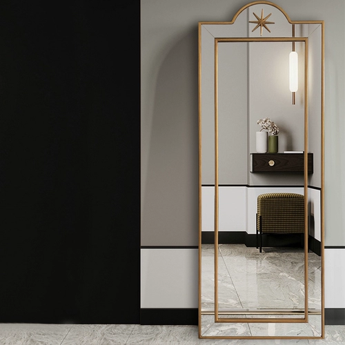 Среднее стиль в стиле современное зеркало на стене -настенный спальня для спальни Зеркало Зеркало плащная комната для настенной печи Зеркало Творческое зеркало светодиод