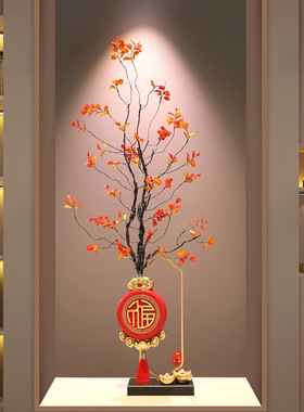 客厅玄关高级感招财葫芦摆件