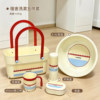 High-looking flower toiletry three-piece suit for student dormitory