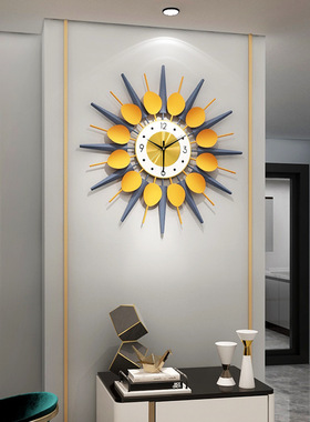 剑形简约个性风家居装饰轻奢钟表