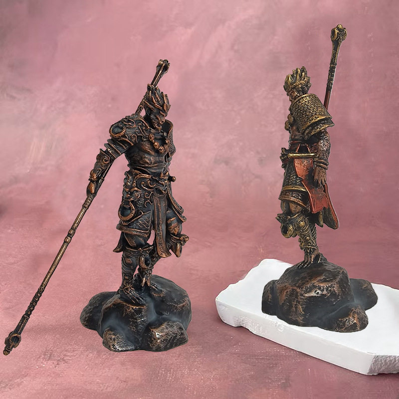 卡通树脂黑神话悟空手办黑神话周边齐天大圣摆件如意金箍棒模型