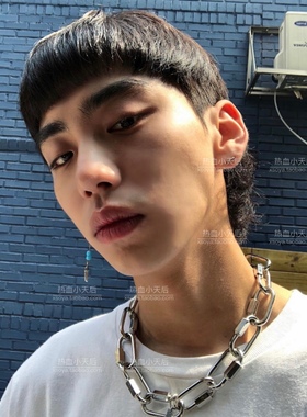 punk新款钛钢重工手作暗黑系扣头