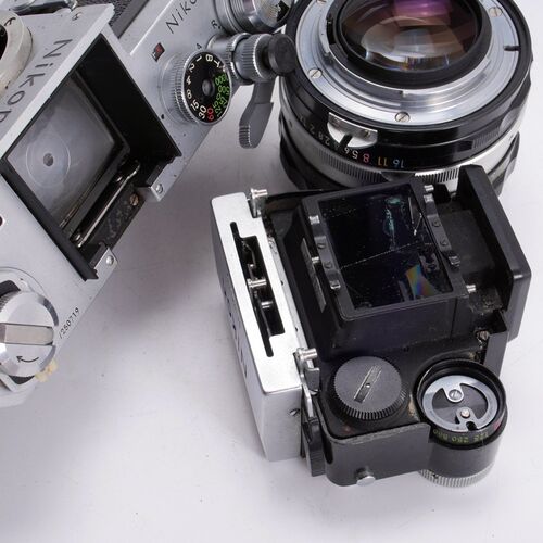NIKON 尼康大F 50/1.4全机械胶片单反相机银黑色 97新F的起点摄影 - 图2